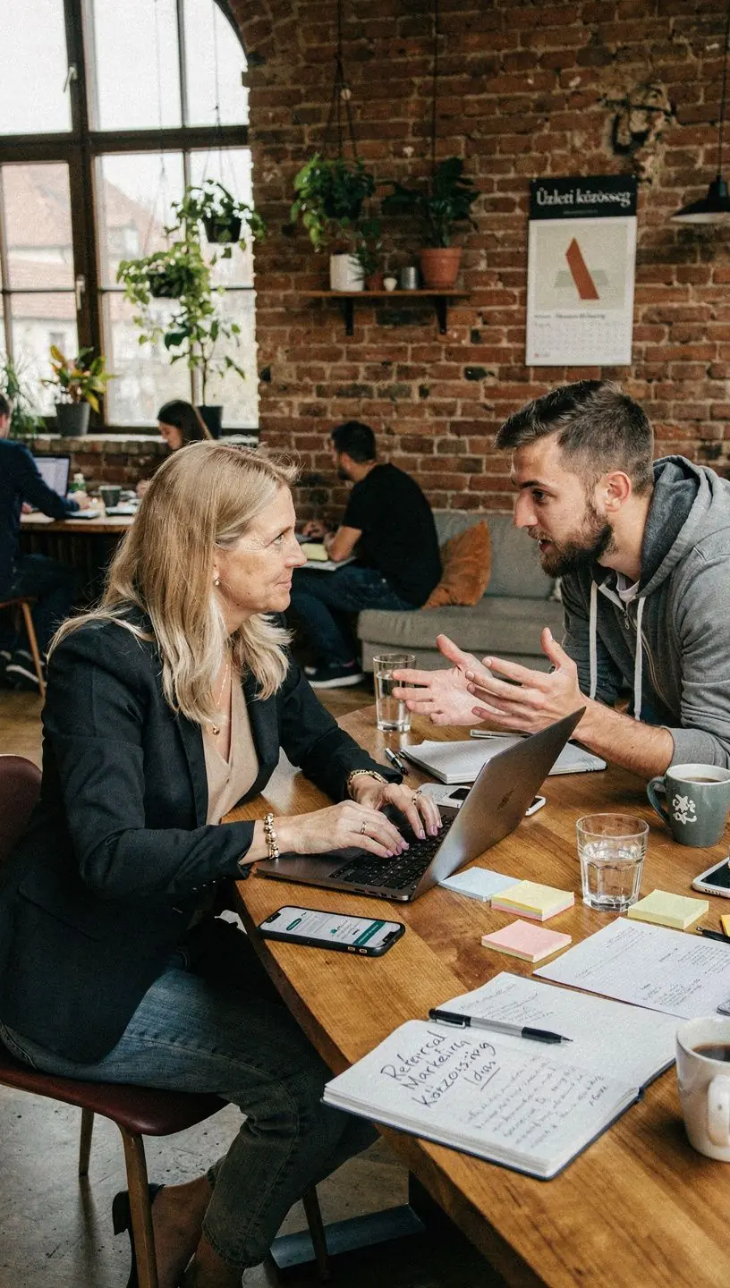 Egy számítógép képernyőjén megjelenő grafikon, amely a jutalékkal szerzett bevételt mutatja.