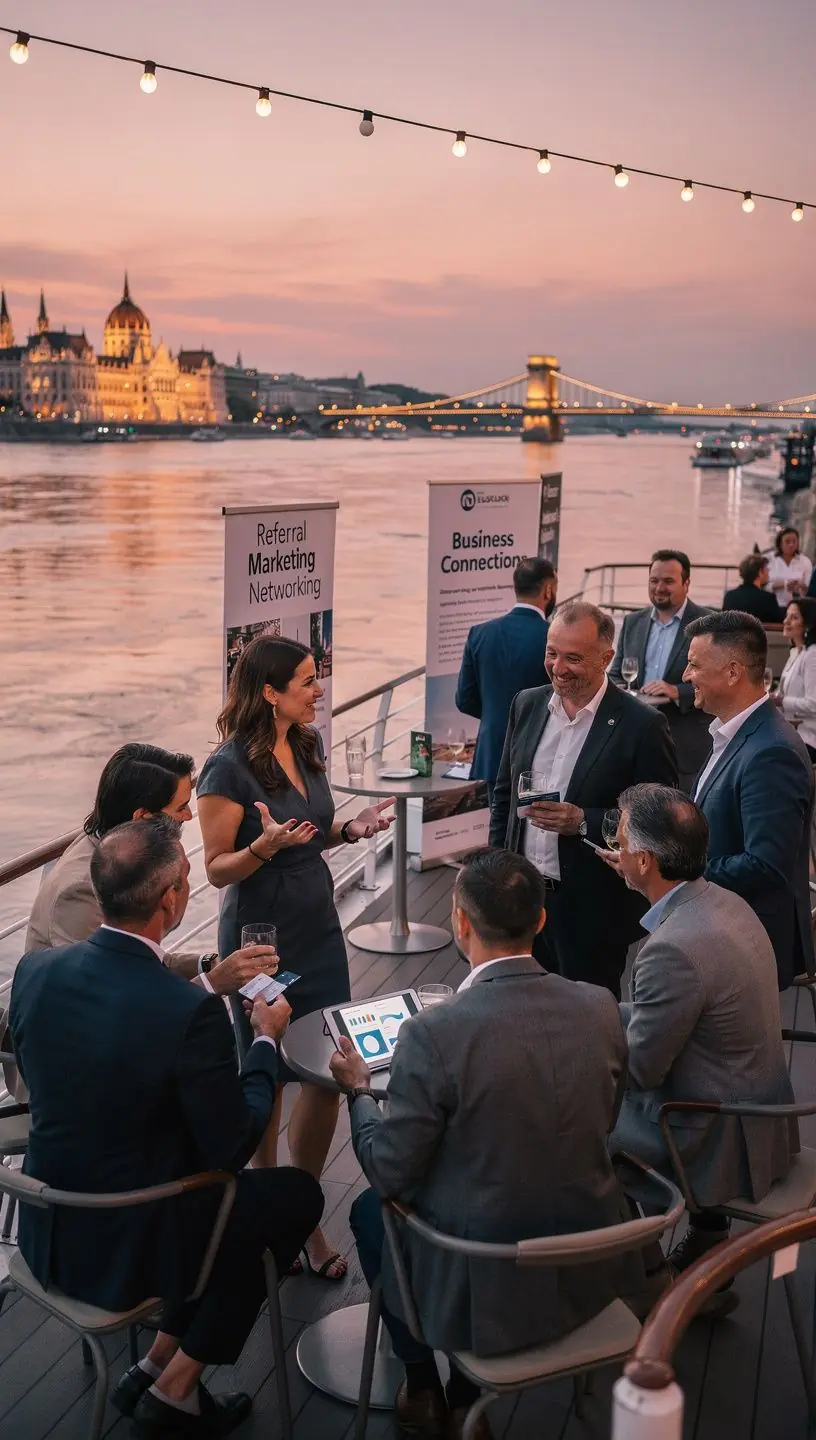 Boldog ajánlók, akik jutalmakat kapnak az elvégzett munkájukért.