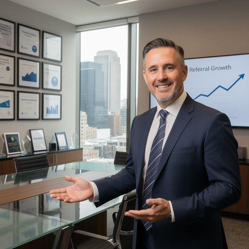 Számítógép előtt ülő egyén, aki jutalékos marketing kampányt tervez.